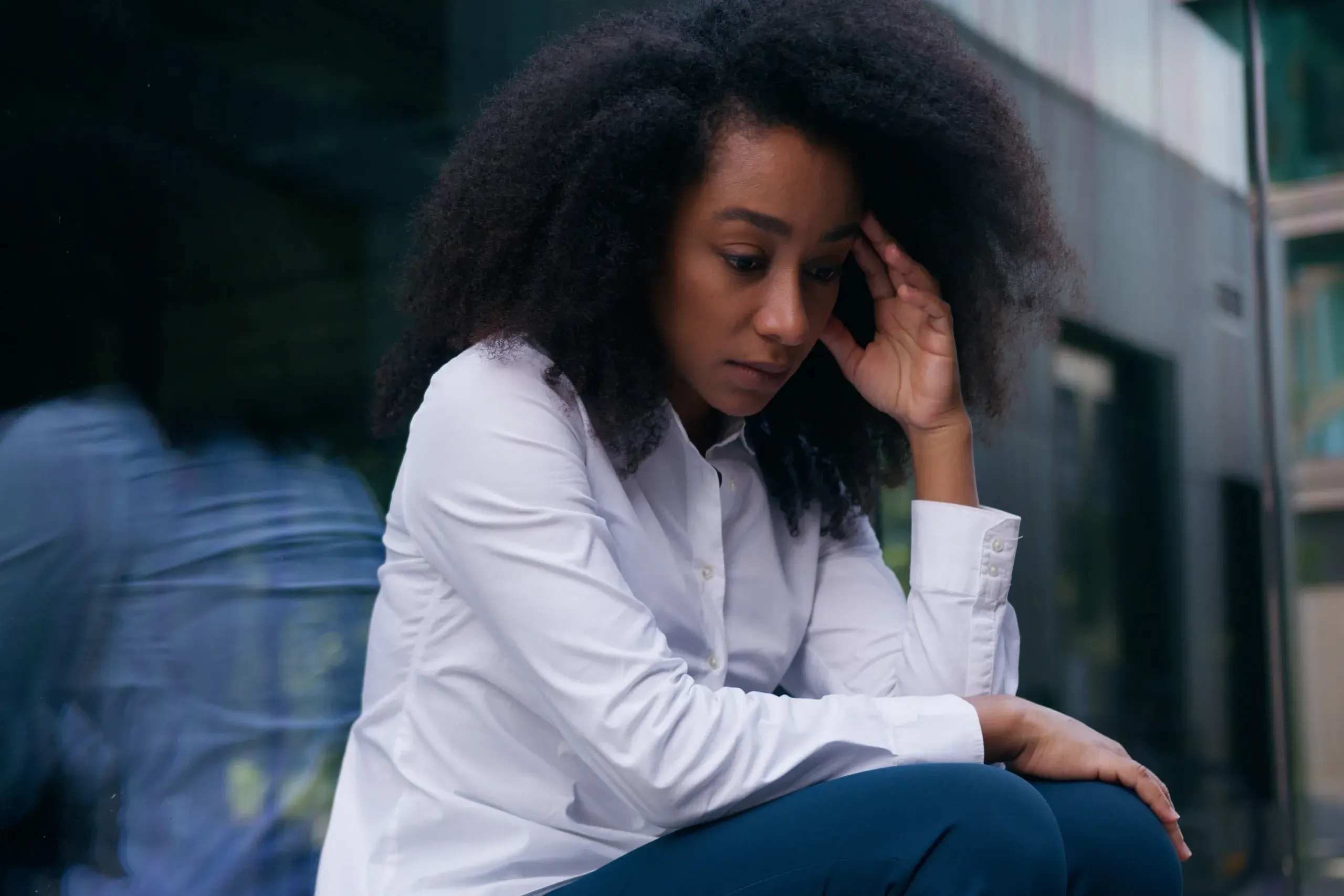 Adult experiencing renewed mental clarity after brain fog treatment at Physicians Ketamine Institute of Destin