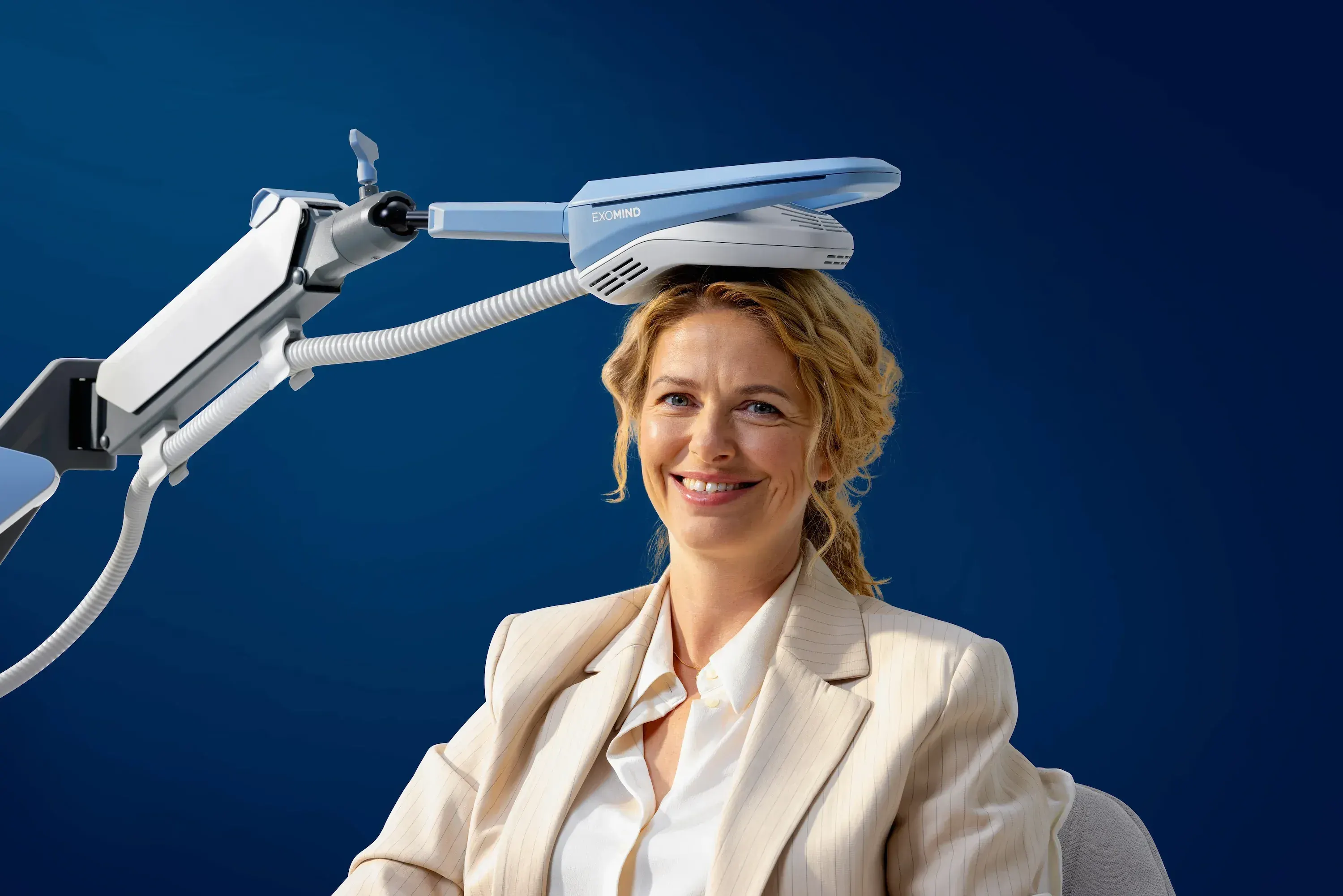 Confident patient portrait after TMS therapy at PKI Destin