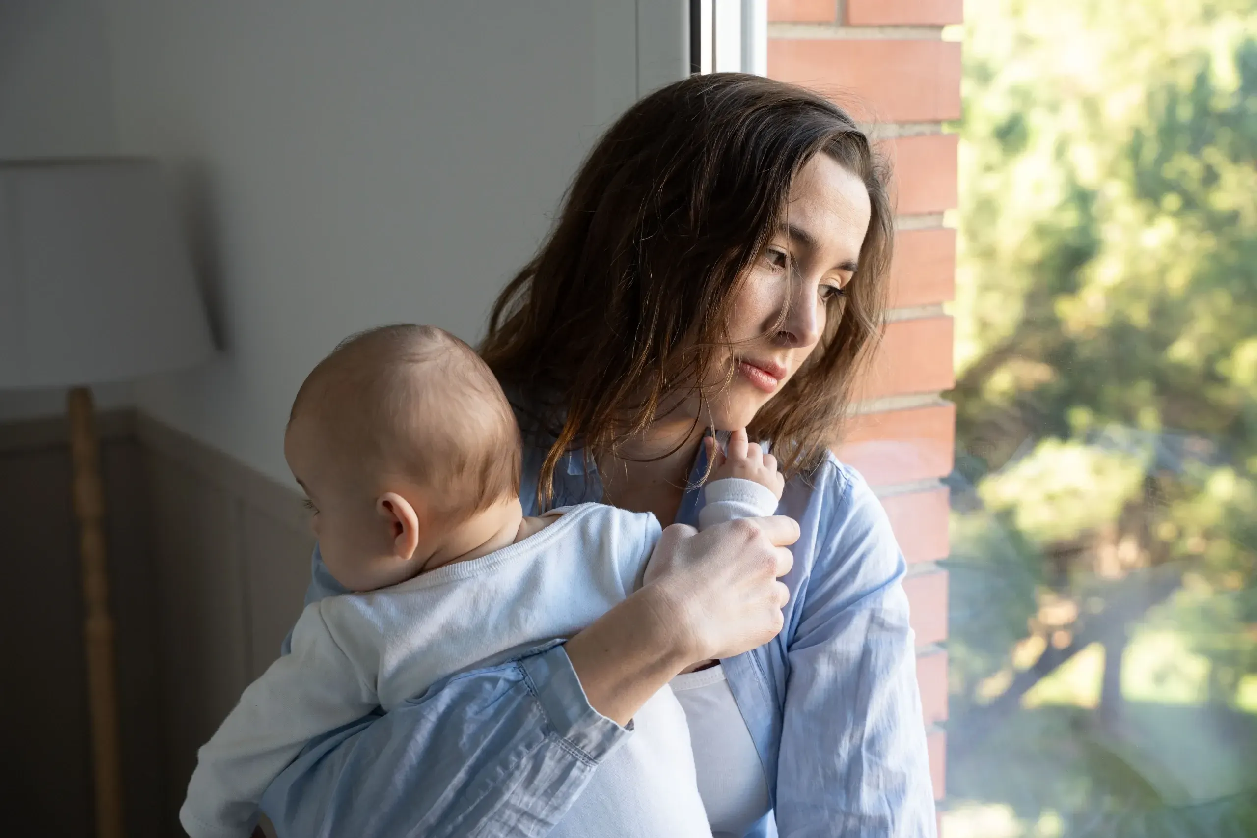 Illustration of hormonal changes after childbirth at Physicians Ketamine Institute Destin